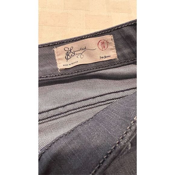 Gap Jeans Women's Limited Edition Slim Fit Denim Gray Dark Wash Size Medium - Picture 5 of 11
